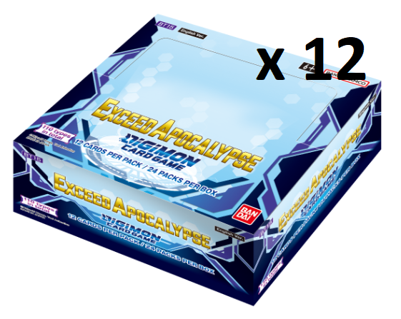 Digimon TCG: Exceed Apocalypse Booster Box Case (12 boxes) (PREORDER)